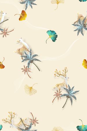 简约印花花型图片