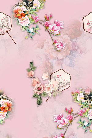 简约印花花型图片
