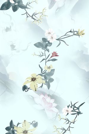 简约印花花型图片