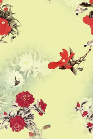 简约印花花型图片