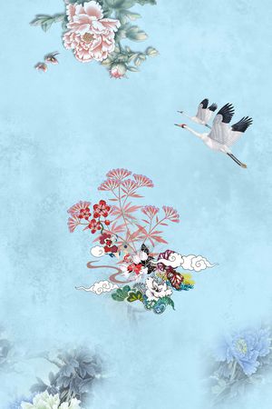 简约印花花型图片