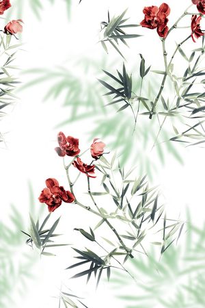 简约印花花型图片
