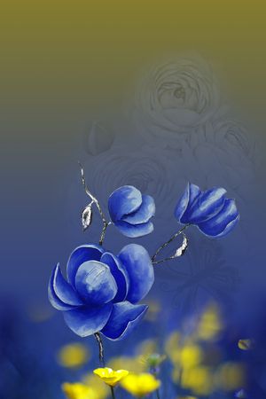 花卉印花花型图片
