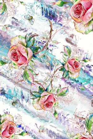 数码花型印花花型图片