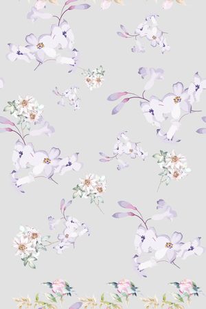 花卉印花花型图片