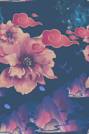 花卉印花花型图片