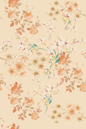 花卉印花花型图片