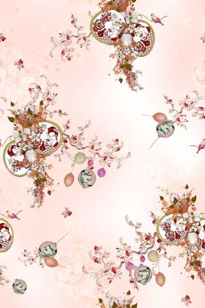 女装印花花型图片
