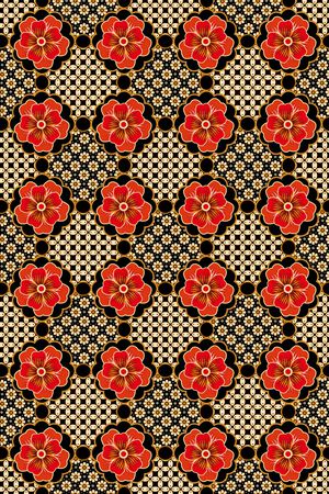 蜡染印花花型图片