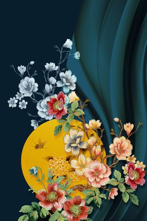花卉印花花型图片