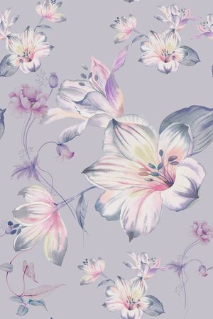 花卉印花花型图片