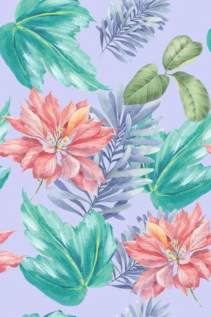 花卉印花花型图片