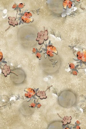 简约印花花型图片