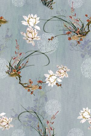 简约印花花型图片