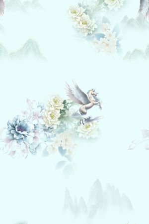 数码花型印花花型图片