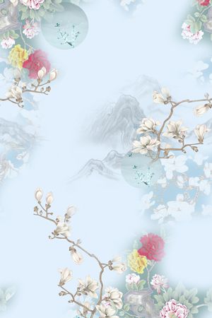 数码花型印花花型图片