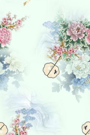 数码花型印花花型图片