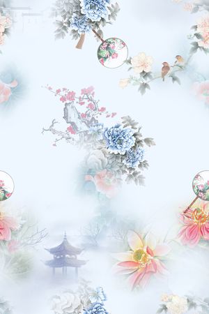 数码花型印花花型图片