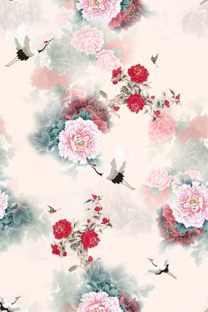 数码花型印花花型图片