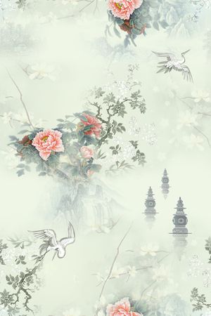 数码花型印花花型图片