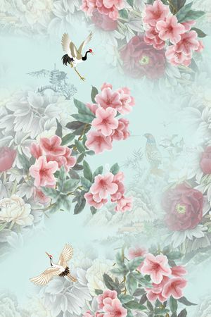 数码花型印花花型图片