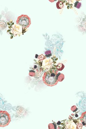 数码花型印花花型图片