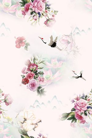 数码花型印花花型图片
