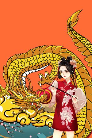 女装定位花印花花型图片