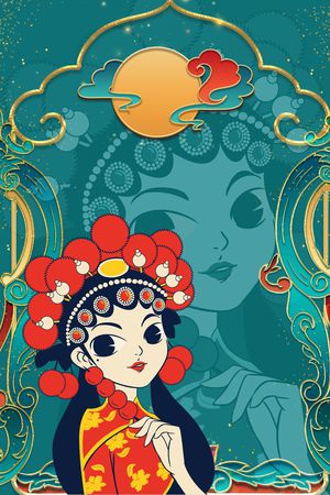 女装定位花印花花型图片