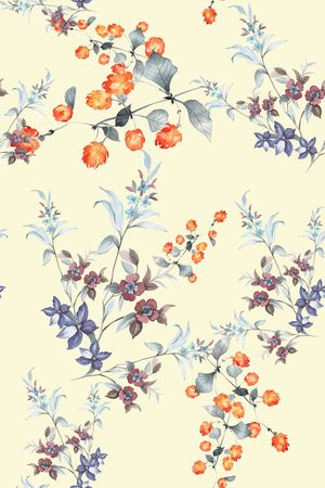 花卉印花花型图片