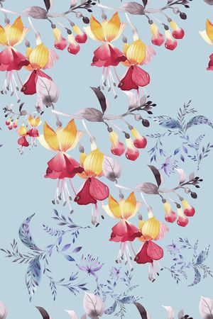 花卉印花花型图片