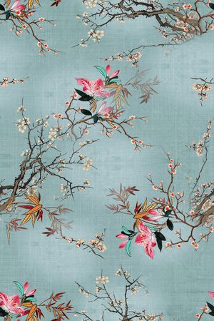 简约印花花型图片