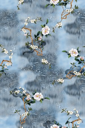 简约印花花型图片