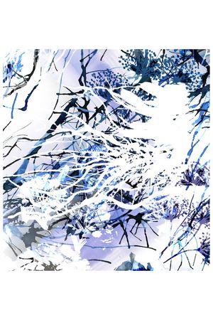 笔触印花花型图片