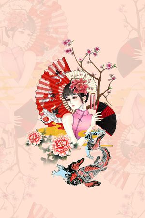 女装定位花印花花型图片