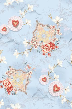 民族风印花花型图片