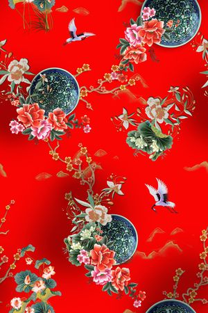 数码花型印花花型图片