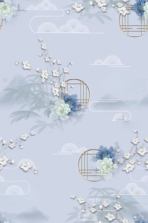数码花型印花花型图片