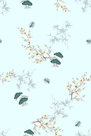 数码花型印花花型图片