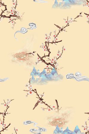 数码花型印花花型图片