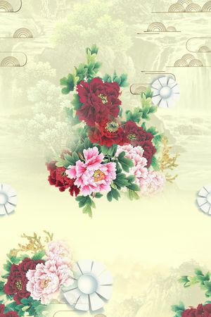 数码花型印花花型图片