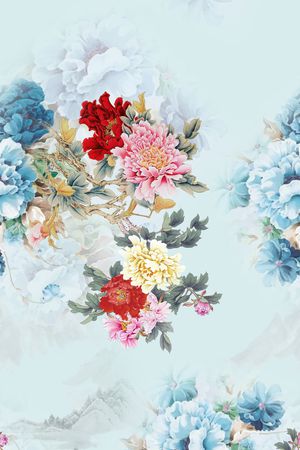 数码花型印花花型图片