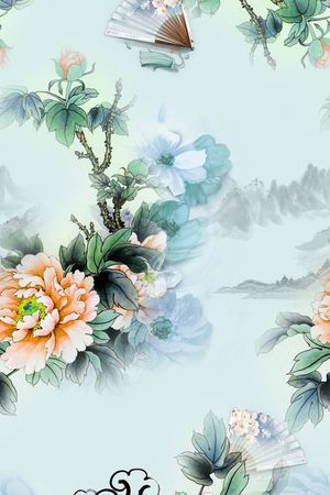 数码花型印花花型图片