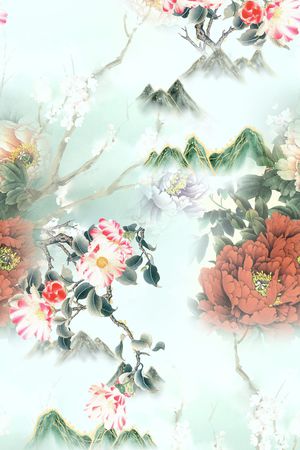 数码花型印花花型图片