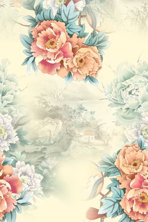 数码花型印花花型图片
