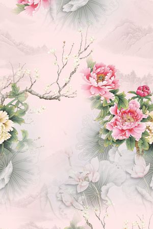 数码花型印花花型图片