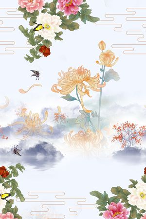 数码花型印花花型图片
