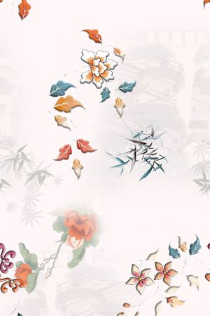 数码花型印花花型图片