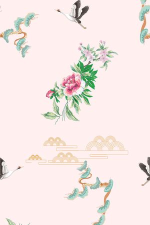 数码花型印花花型图片