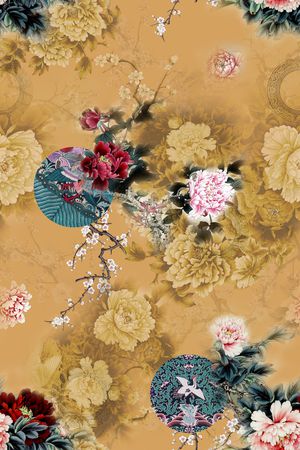 花卉印花花型图片